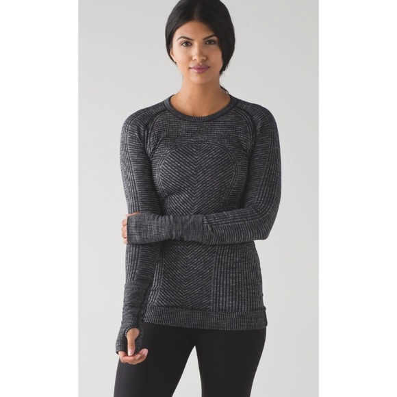 Lululemon Restless Pullover In Heathered Black - Picture 1 of 7